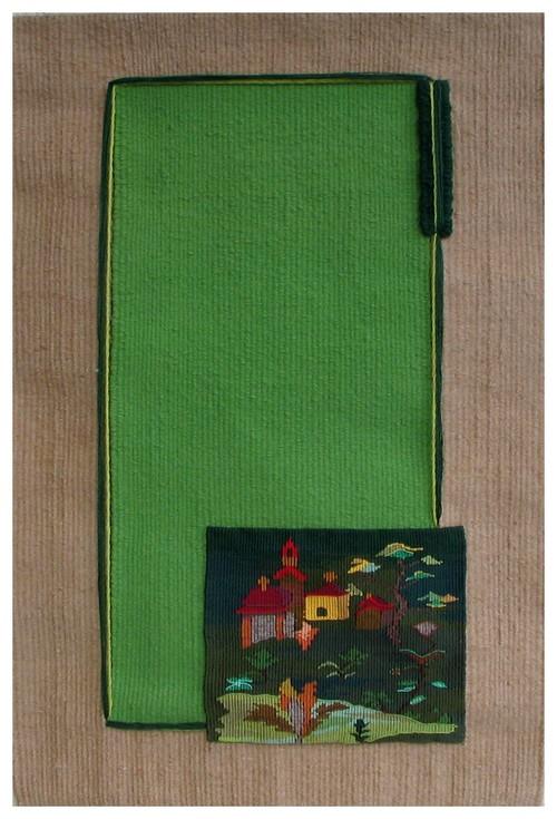 Alliance, tapisserie contemporaine de haute lice, Atelier Enila Tityad