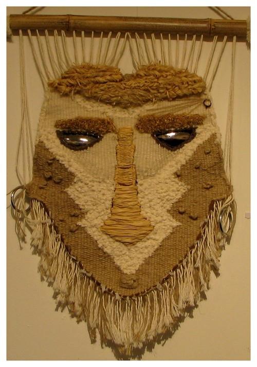 Chaman, tapisserie contemporaine de haute lice, Atelier Enila Tityad