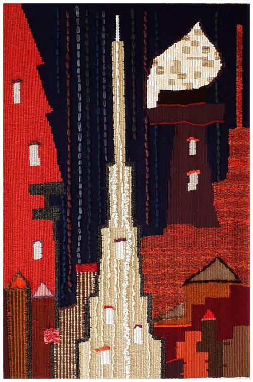 Constantiyork, tapisserie contemporaine de haute lice, Atelier Enila Tityad