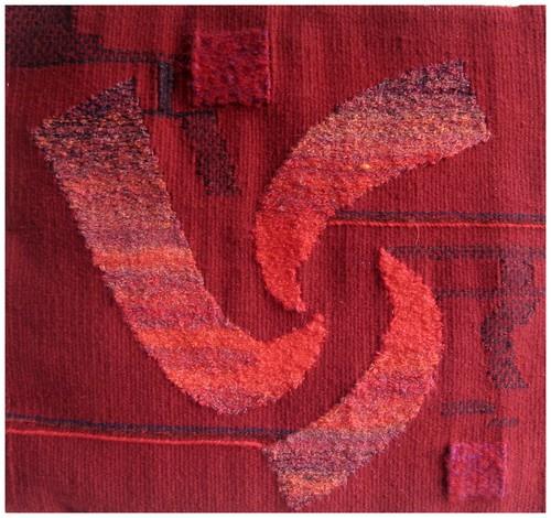 Convergences, tapisserie contemporaine de haute lice, Atelier Enila Tityad