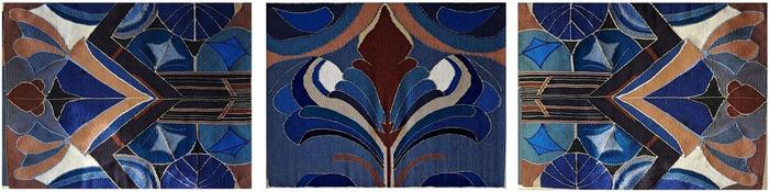 Du côté des Arts Déco, tapisserie contemporaine de haute lice, Atelier Enila Tityad