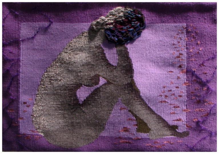Haïku, tapisserie contemporaine de haute lice, Atelier Enila Tityad
