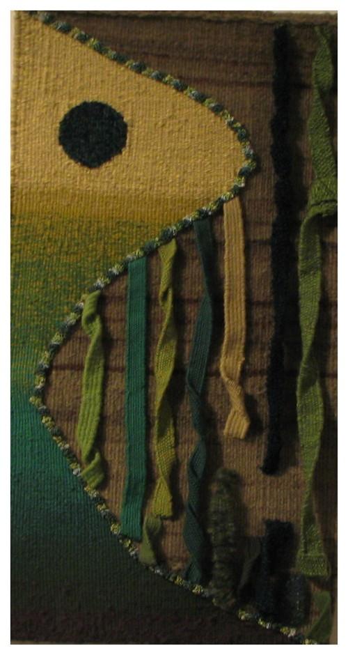 Jade, tapisserie contemporaine de haute lice, Atelier Enila Tityad