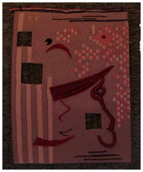 Kolahala, tapisserie contemporaine de haute lice, Atelier Enila Tityad