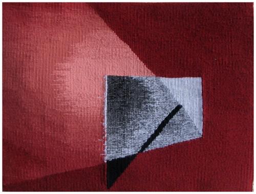 Ligne de Fuite, tapisserie contemporaine de haute lice, Atelier Enila Tityad