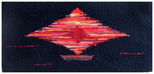Numérique Sound, tapisserie contemporaine de haute lice, Atelier Enila Tityad