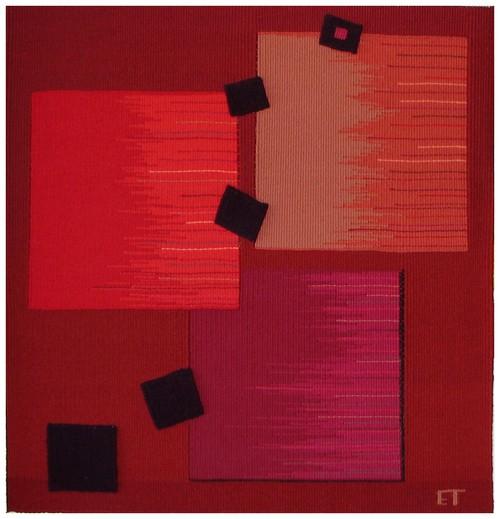 Particule, tapisserie contemporaine de haute lice, Atelier Enila Tityad