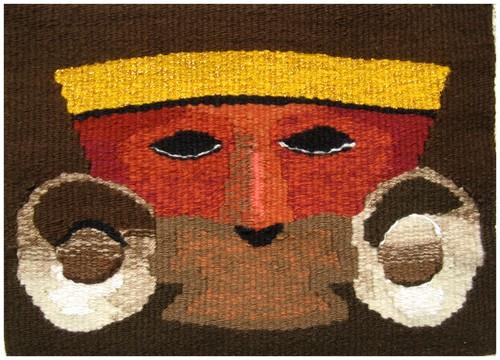 Téotihuacan, tapisserie contemporaine de haute lice, Atelier Enila Tityad